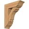 Ekena Millwork Merced Traditional Smooth Bracket w/ Offset Brace, Western Red Cedar, 7 1/2"W x 22"D x 26"H BKT0806X22X26MRC01SWR - alternate 1